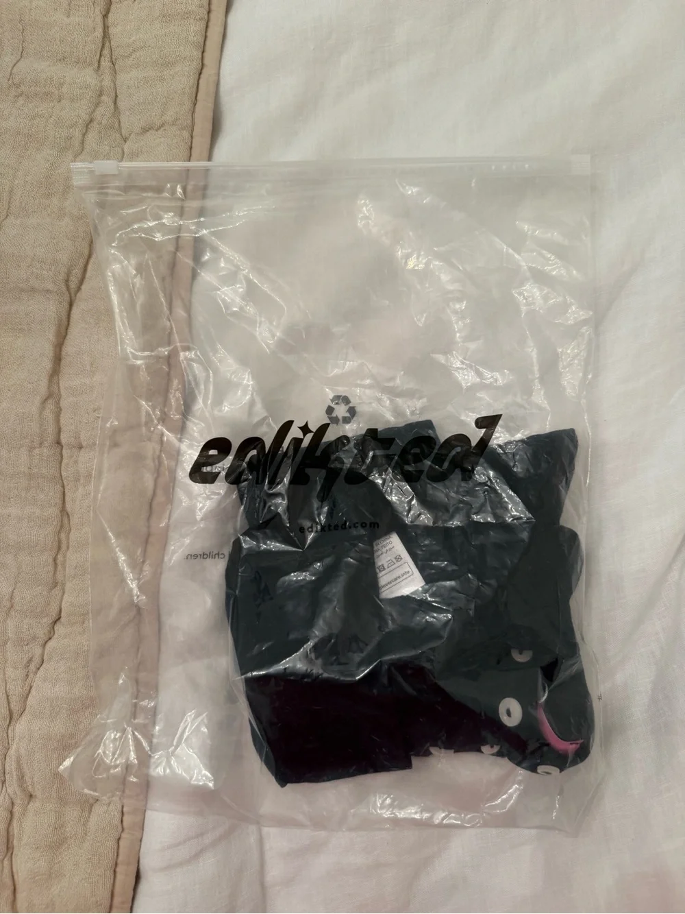 Edikted Kayce Button Mini Skirt Black - Picture 2 of 7